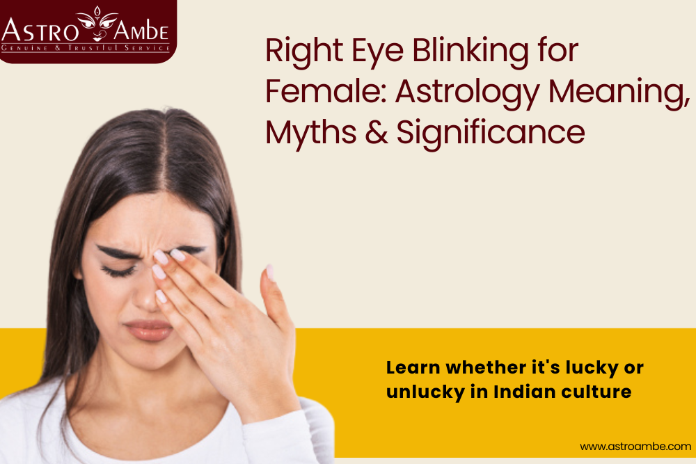 Right Eye Blinking for Female