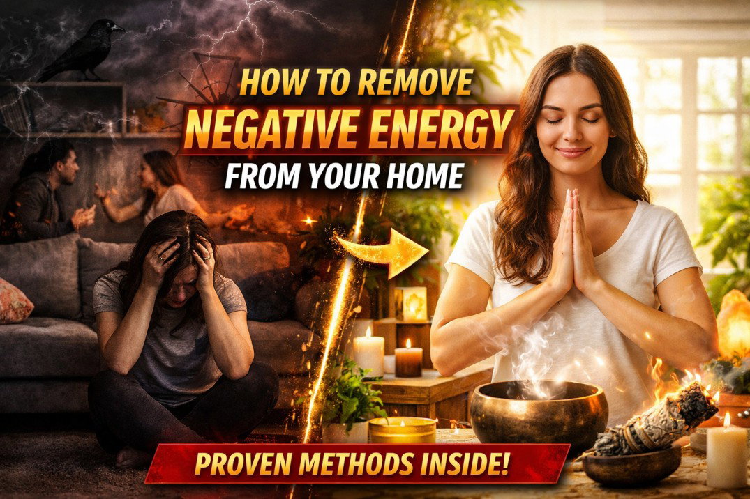 how to remove negative energy from home