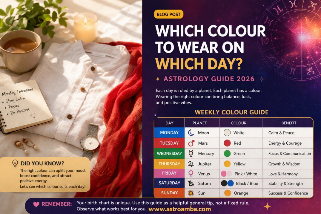 Which Colour to Wear on Which Day?