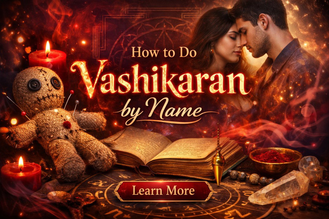Vashikaran by name with mystical imagery