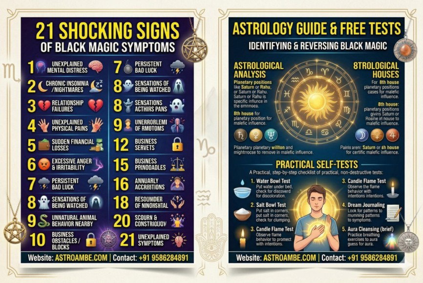 Black Magic Symptoms Guide