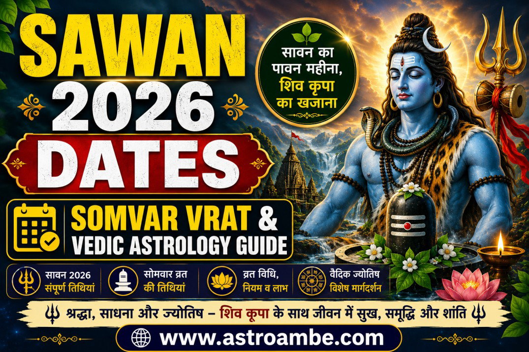 Sawan 2026 Dates, Somvar Vrat & Vedic Astrology Guide – ज्योतिषाचार्य अनिल आचार्य जी