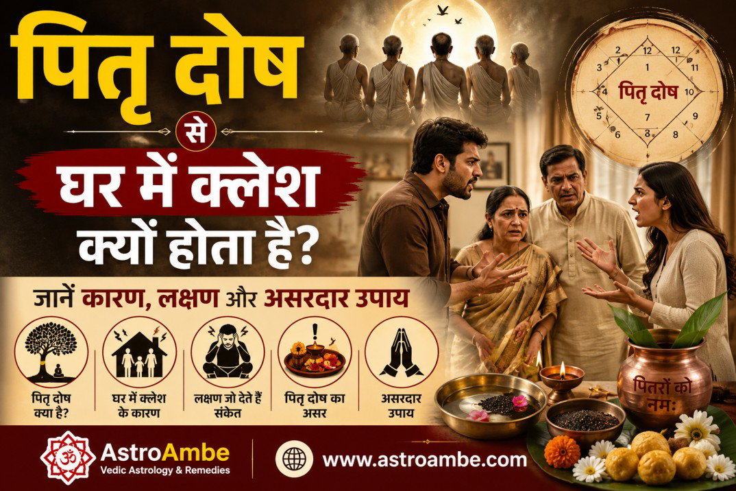 पितृ दोष से घर में क्लेश – कारण, लक्षण और उपाय