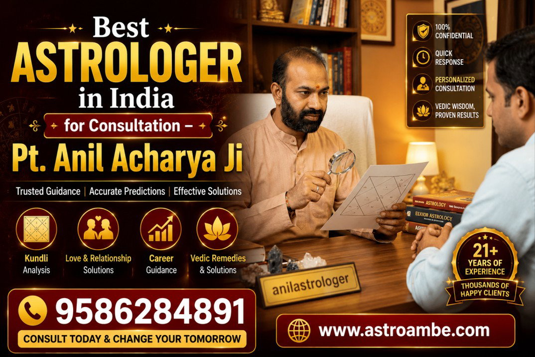 Best astrologer in India for consultation – Pt. Anil Acharya Ji