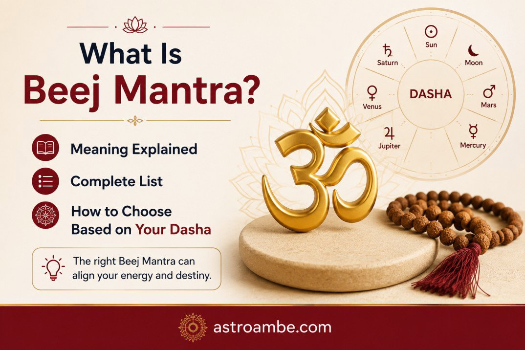 What Is Beej Mantra? Meaning, Complete List + How to Choose Based on Your Dasha