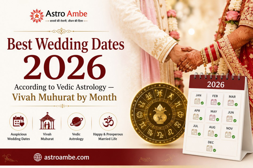 Best Wedding Dates 2026 According to Vedic Astrology — Vivah Muhurat by Month