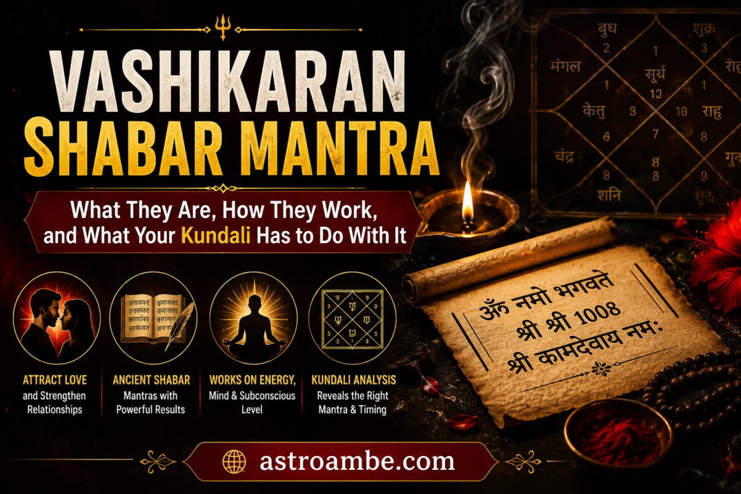 Vashikaran Shabar Mantra — What They Are, How They Work, and What Your Kundali Has to Do With It