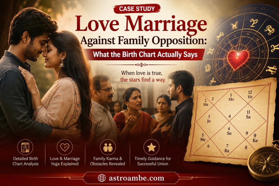 Love Marriage Against Family Opposition: What the Birth Chart Actually Says