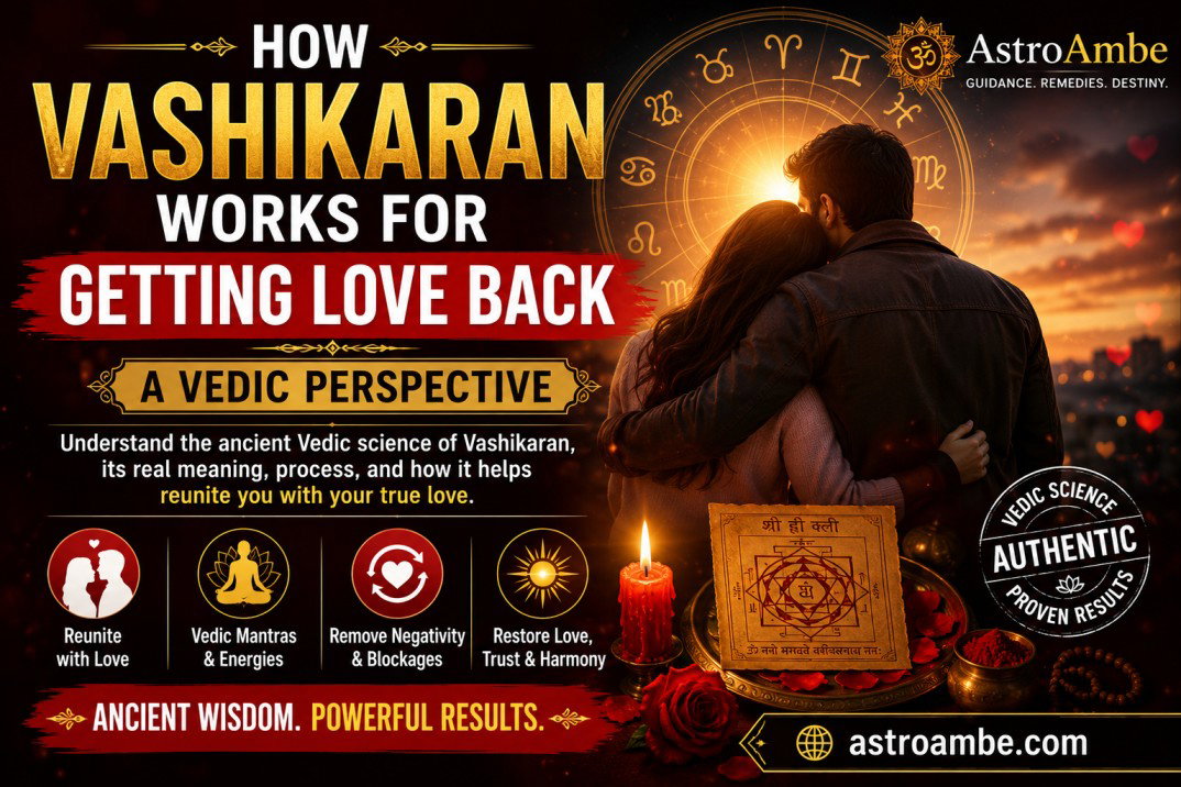 How Vashikaran Works for Getting Love Back: A Vedic Perspective
