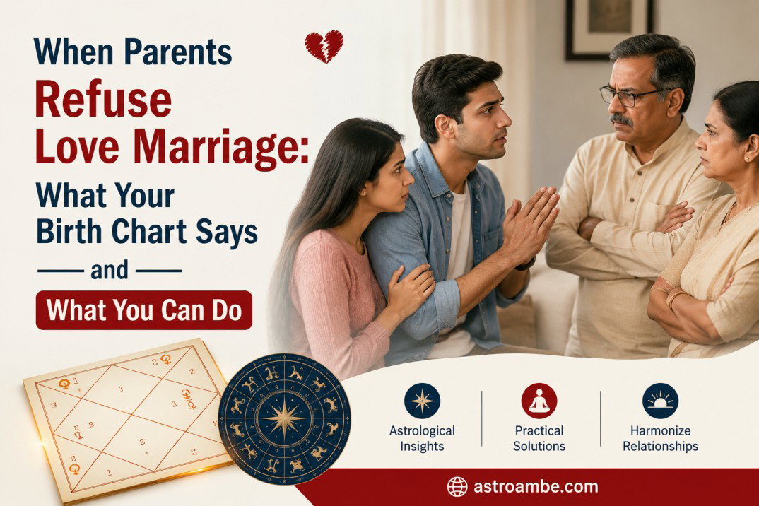 When Parents Refuse Love Marriage: What Your Birth Chart Says and What You Can Do