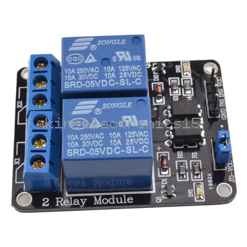 2-Channel 5V Relay Module Board Image