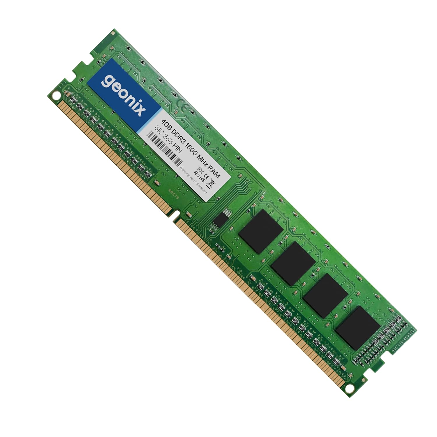 Geonix 4GB DDR3 Desktop RAM 8IC 1600 Mhz, 5 Years Warranty Image