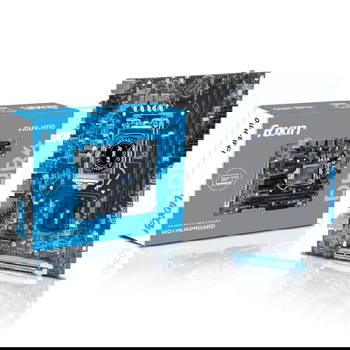FOXIN H110 Motherboard Prime | LGA 1151 Socket | H110 Chipset | Dual Channel DDR4 RAM (Up to 32GB) | NVMe Port | USB 3.0, HDMI, VGA | Supports Intel 6th, 7th Gen CPUs | for Desktop PC Image
