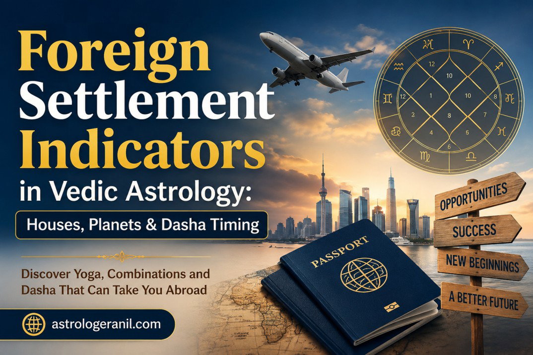 Foreign Settlement Indicators in Vedic Astrology