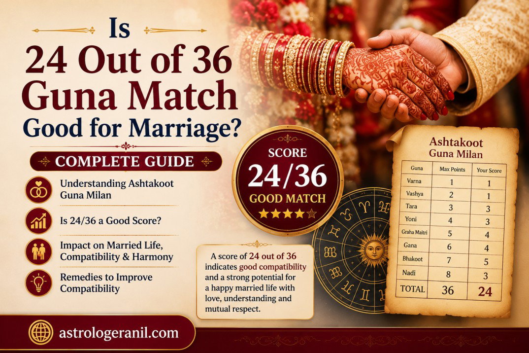 Is 24 Out of 36 Guna Match Good for Marriage?