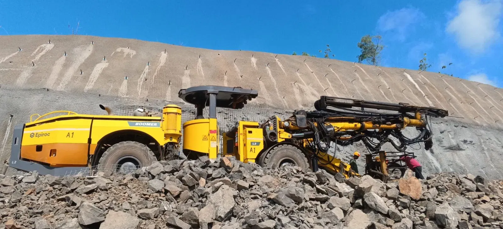 Tunnel Drill Boomers