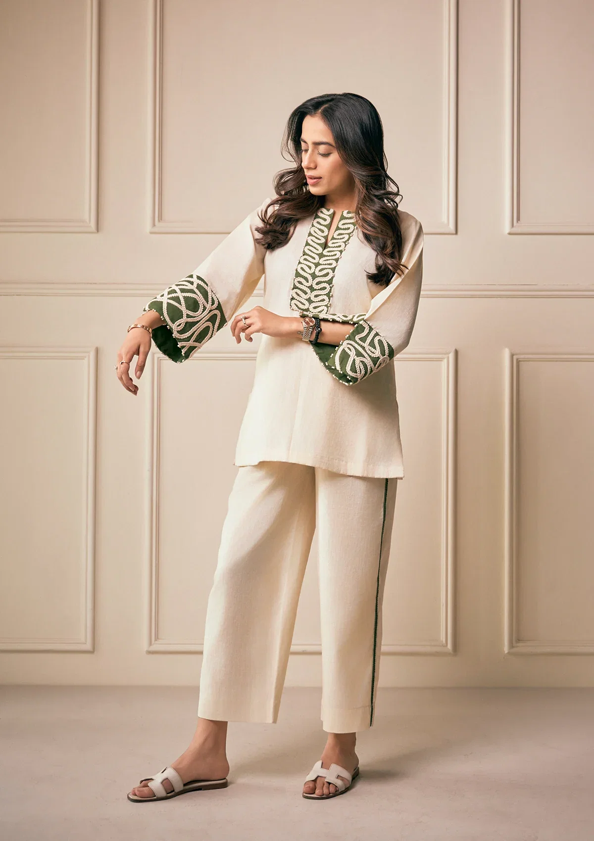 Ivory Tuscany Co-ord Set Image 