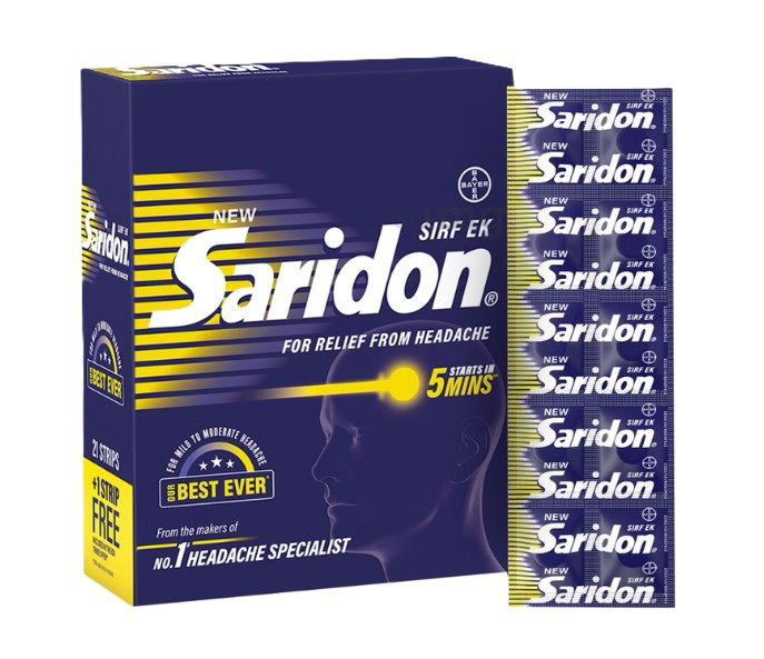 Saridon Tablet Image