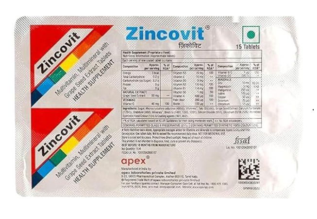 Zincovit Tablet Image
