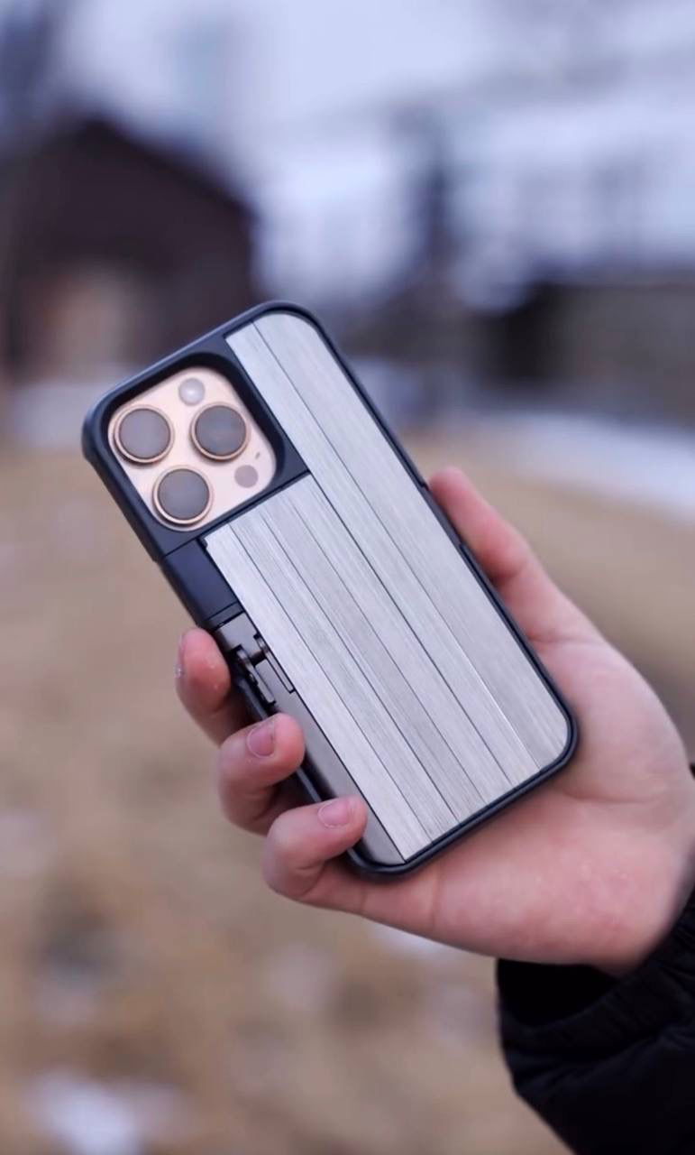 iPhone 16 ProSelfie stick, Phone cover Image 