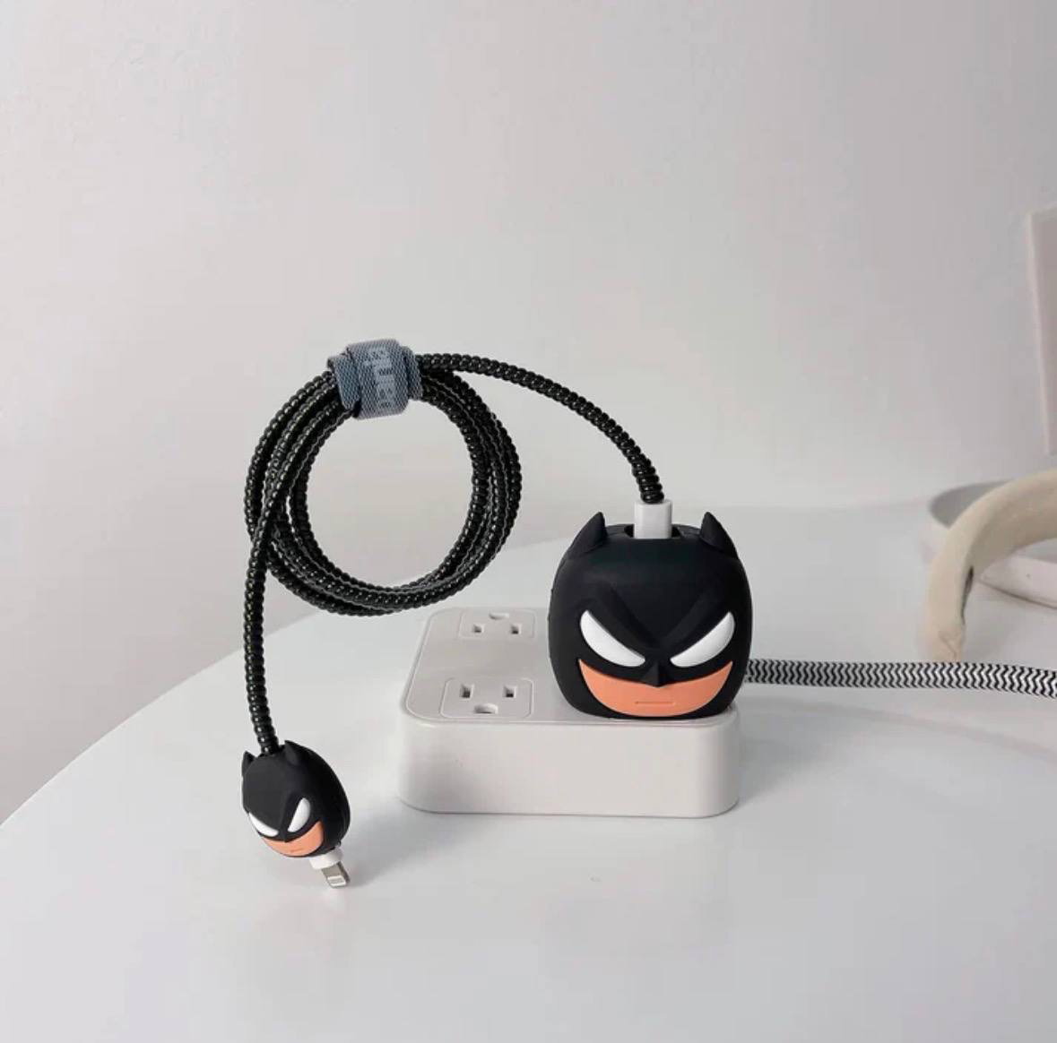 BATMAN - IPHONE 18-20W CHARGER ADAPTER AND CABLE PROTECTOR CASE Image 