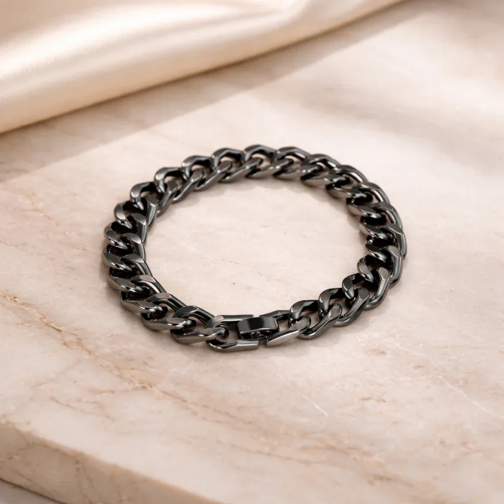 HADES CLASSIC BLACK THICK BRACELET Image