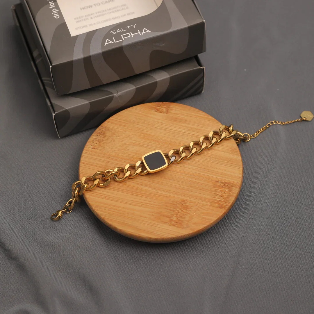 HADES CLASSIC BLACK THICK BRACELET Image