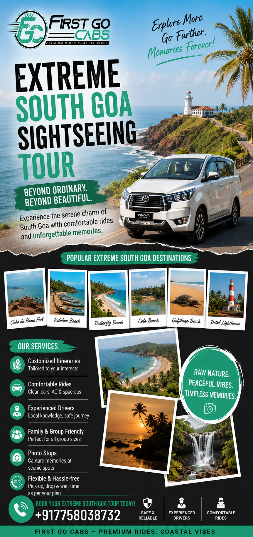 Sightseeing Taxi Service in Goa