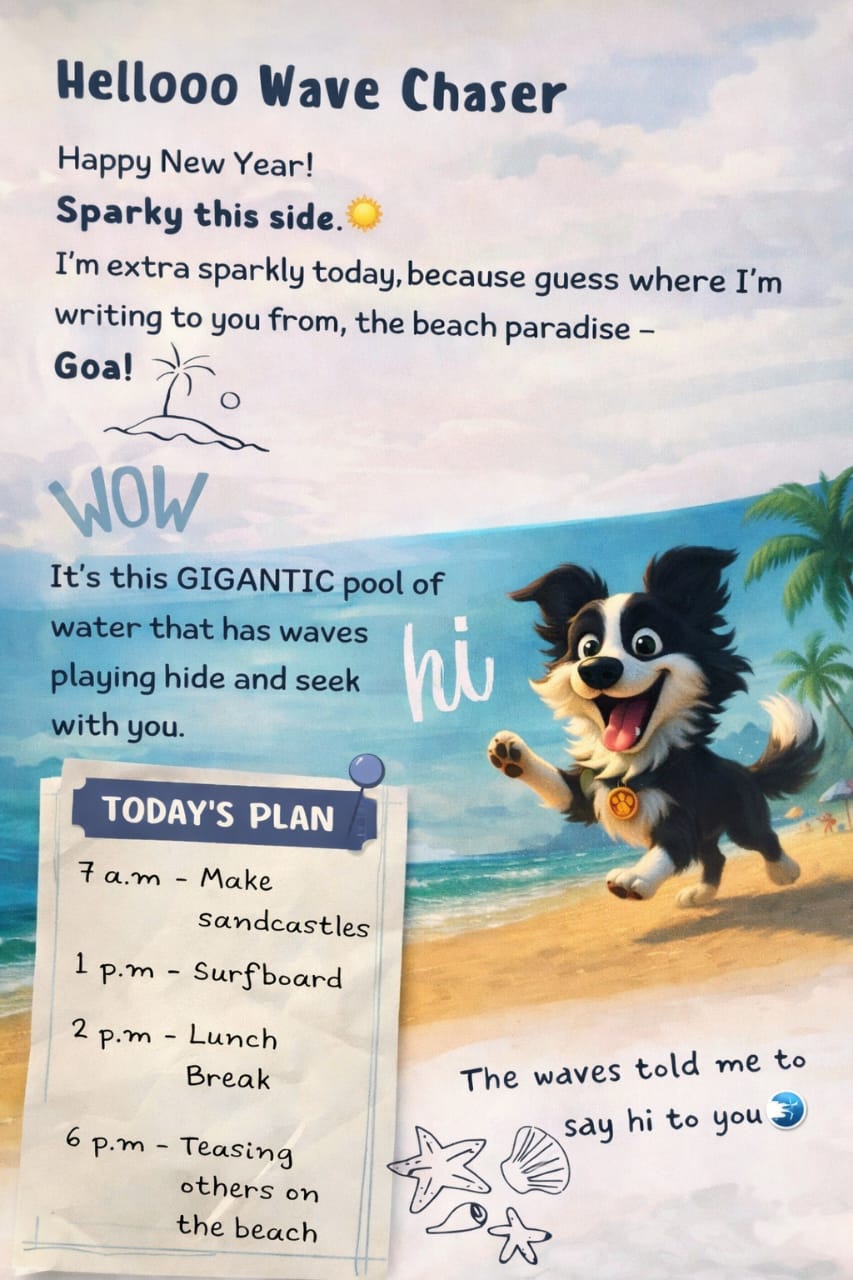 Sparky Letter - One Month Image