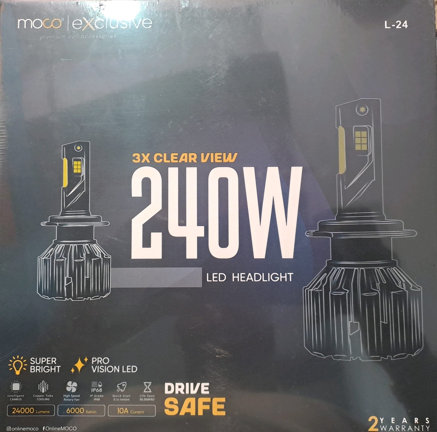 MOCO 240 WATT LED HEADLIGHT Image