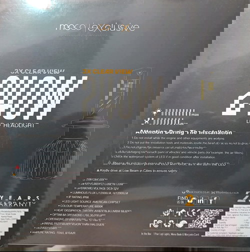 MOCO 240 WATT LED HEADLIGHT