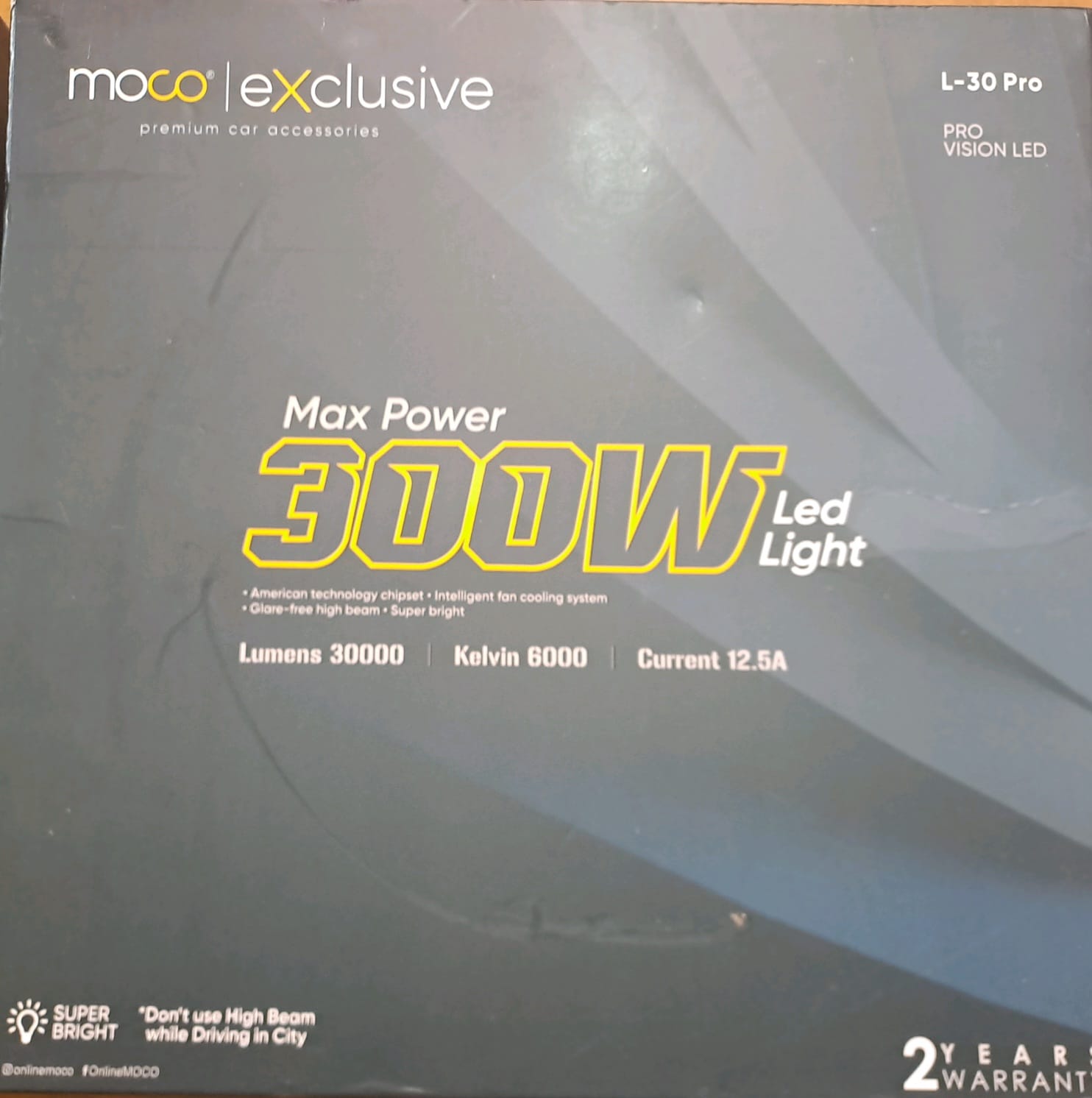 MOCO 300 WATT LED HEADLIGHT  Image