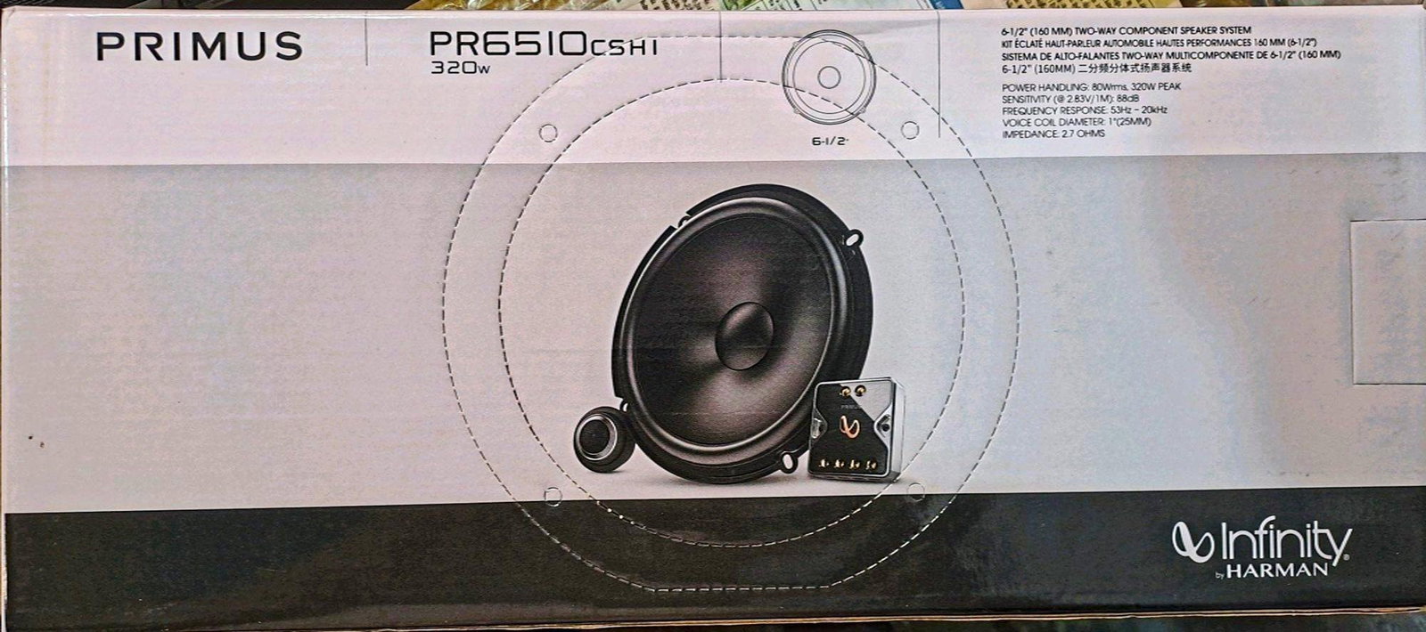 Infinity Primus PR6510CSHI Component Speaker Image