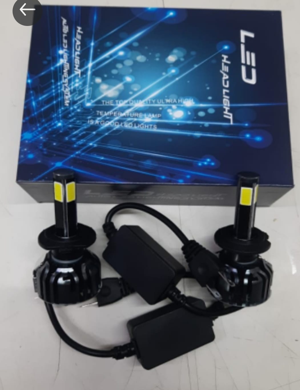 85 WATT LED LIGHT H4 PACK OF 2 Image