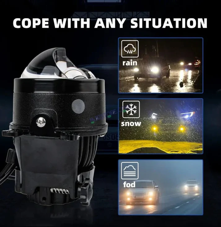 HJG 3 INCH BI LED CAR PROJECTOR 140W Image 