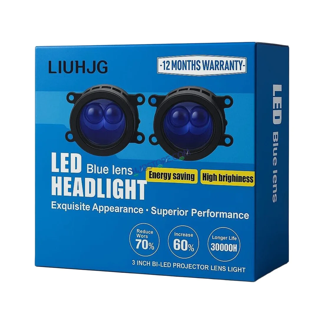 HJG 3 INCH BI LED CAR PROJECTOR 140W