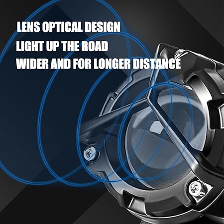 HJG MERCEDES Y LENS FOGLIGHT ULTRA WIDE DUAL INTENSITY LED DRIVING FOG LIGHTS Image 
