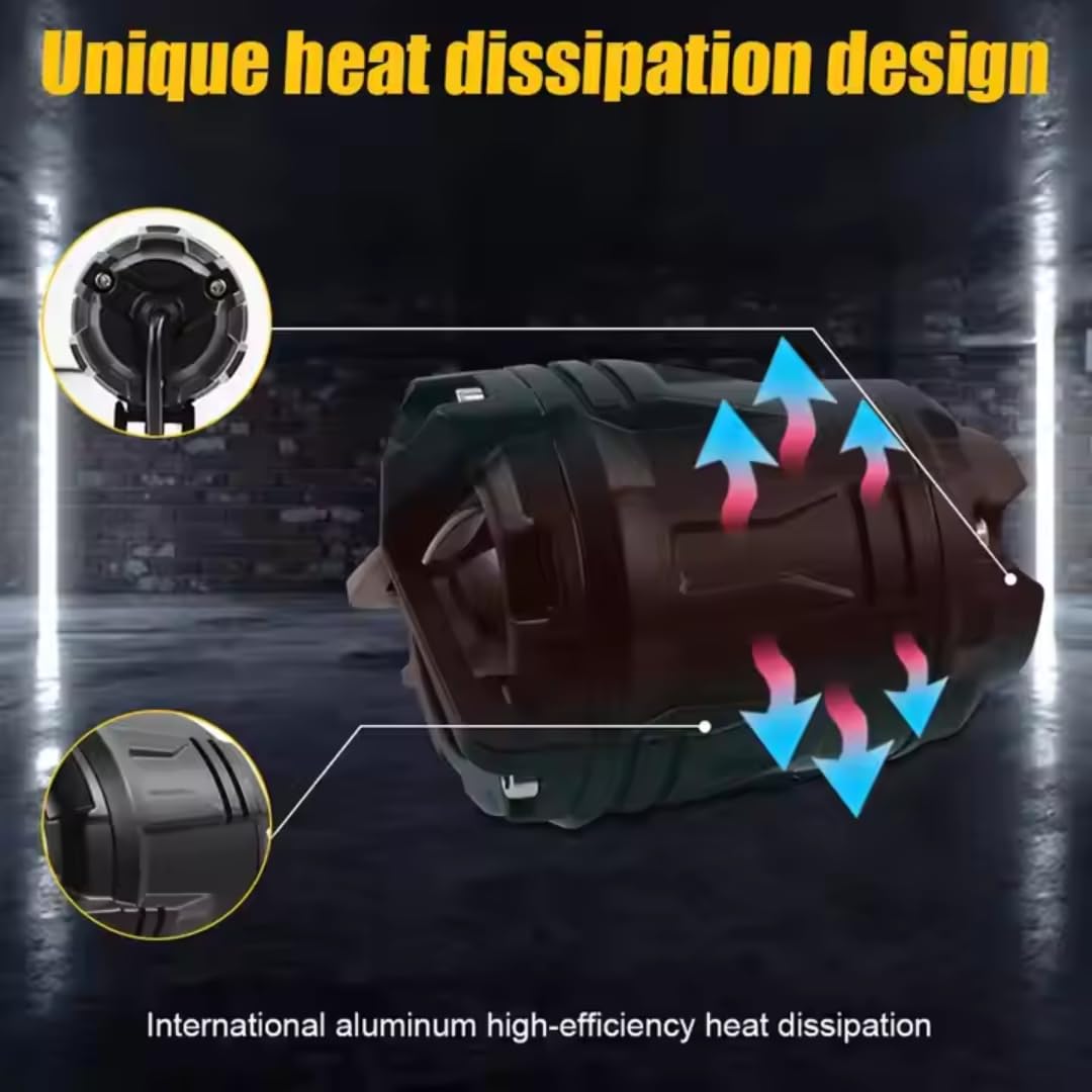 HJG MERCEDES Y LENS FOGLIGHT ULTRA WIDE DUAL INTENSITY LED DRIVING FOG LIGHTS Image 