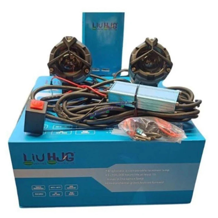HJG MERCEDES Y LENS FOGLIGHT ULTRA WIDE DUAL INTENSITY LED DRIVING FOG LIGHTS