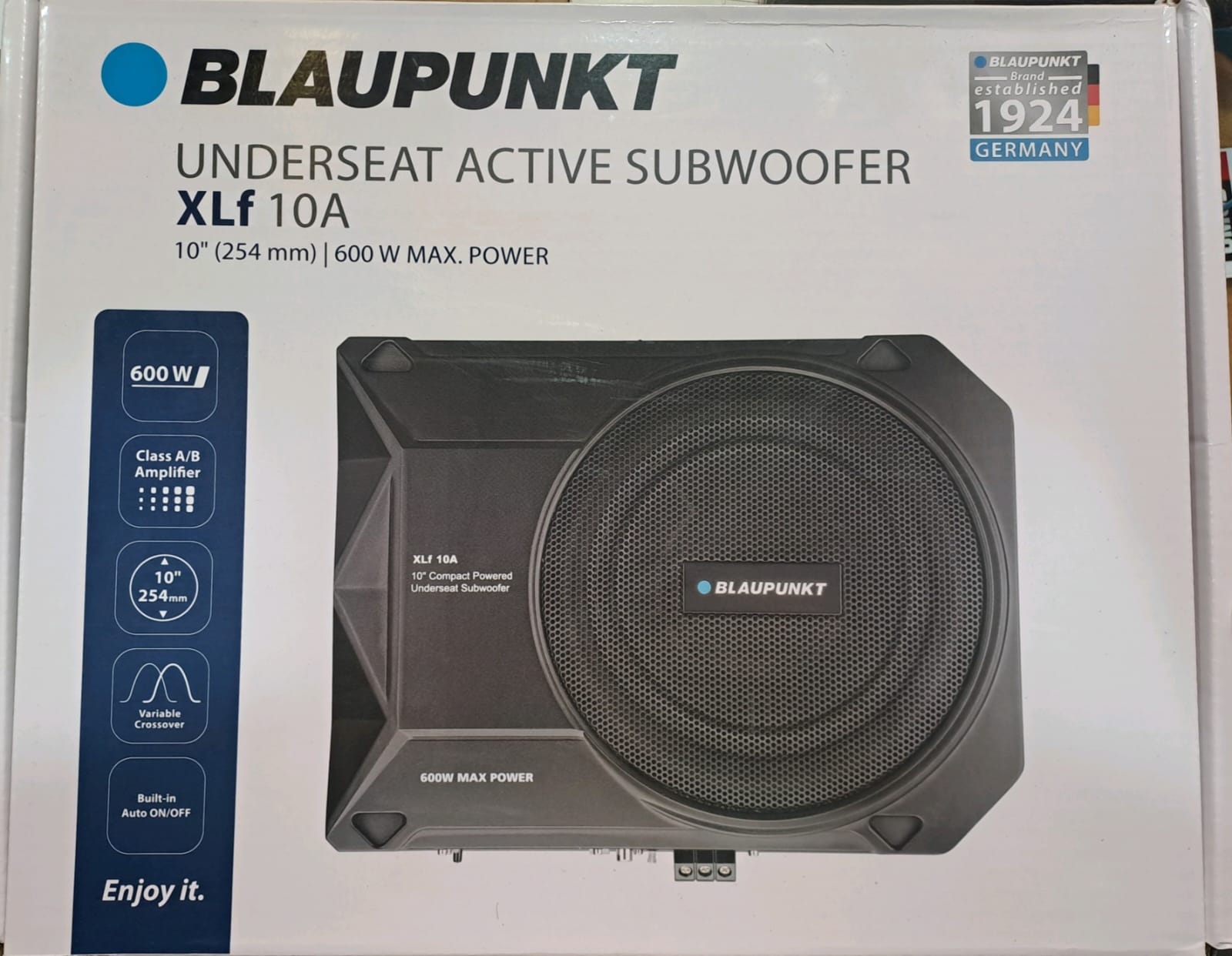 BLAUPUNKT UNDERSEAT ACTIVE SUBWOOFER XLf 10A Image