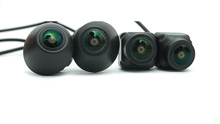 360° AHD 1080P Car Surround View Camera System | 3D Bird Eye Panoramic Parking Camera Kit | 4 Camera HD Night Vision Waterproof | Android Head Unit Compatible Image 