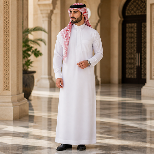 White Thobe  Image