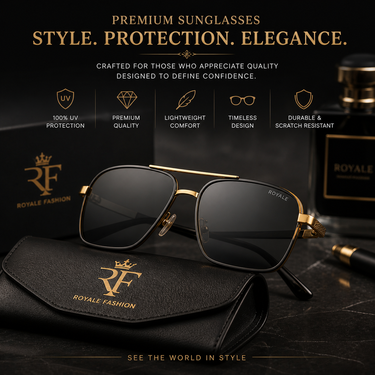 Premium Sunglasses for Men – Style. Protection. Elegance. Image