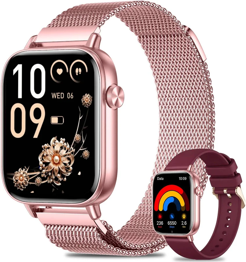 Budget Pink Gold Smartwatch Image