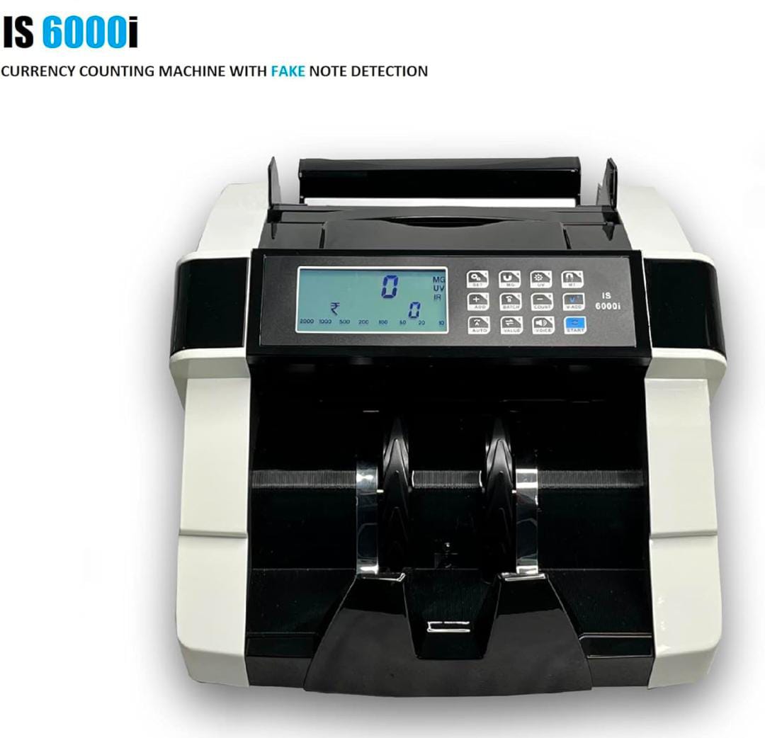 Bankos IS5900 Note Counting Machine with Fake Note Detection Image 