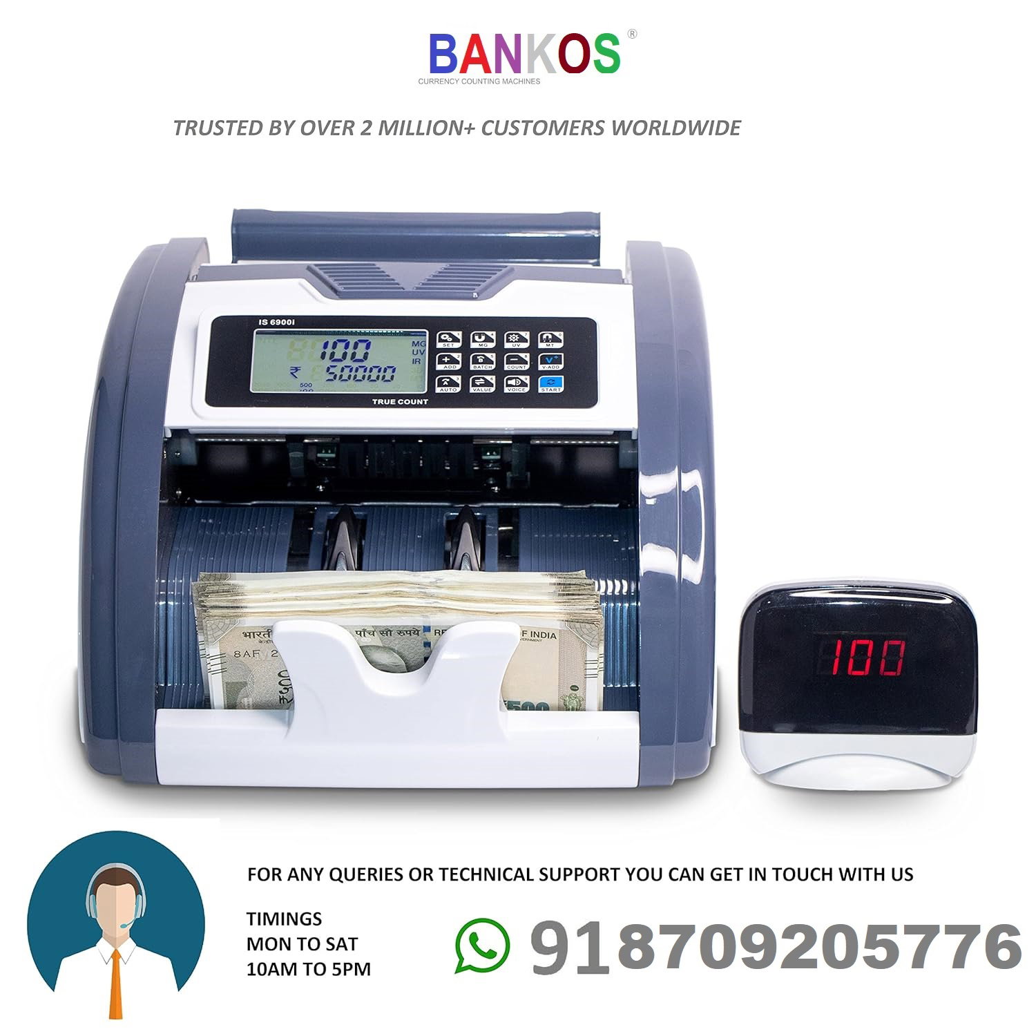 Bankos IS-6900 Semi Value Note Counting Machine Image 