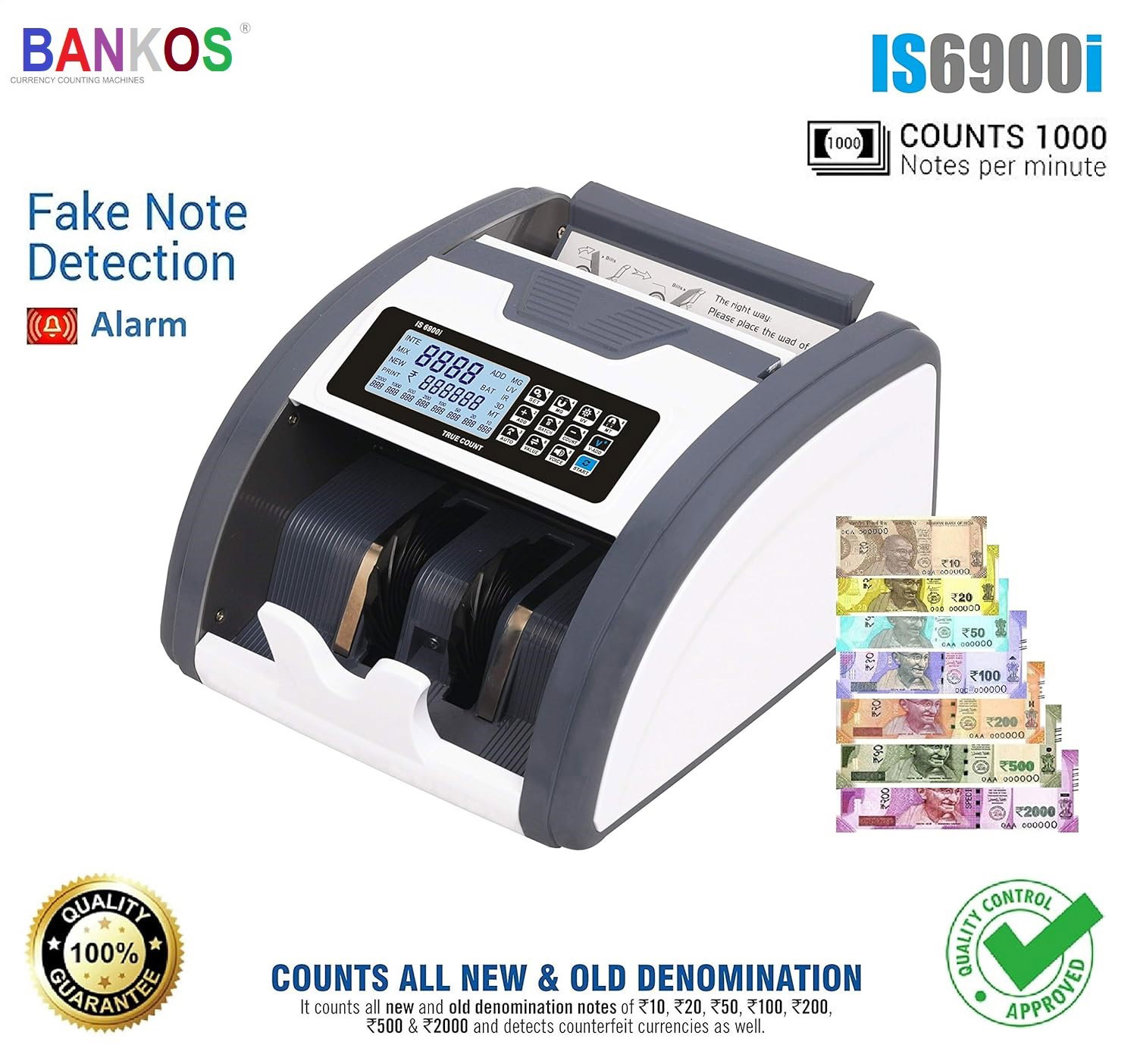 Bankos IS-6900 Semi Value Note Counting Machine Image 