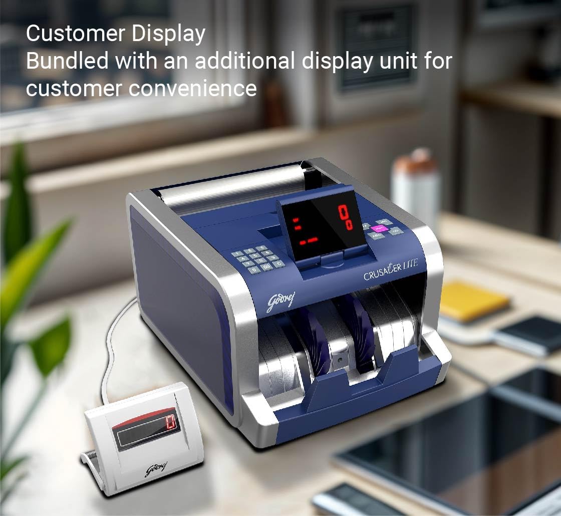 Godrej Crusader Lite Note/Money Counting Machine Image 