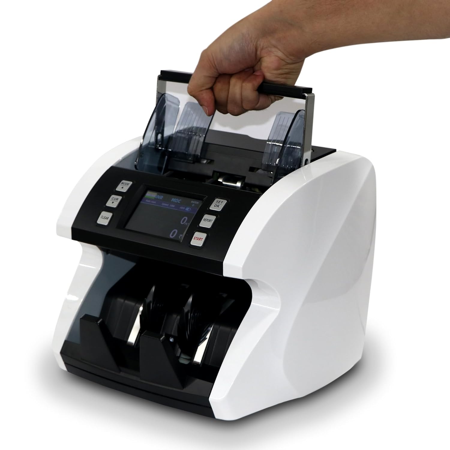 Bankos IS 6i PRO CIS MIX VALUE Note Counting Machine with Counterfeit Notes Detection Image 