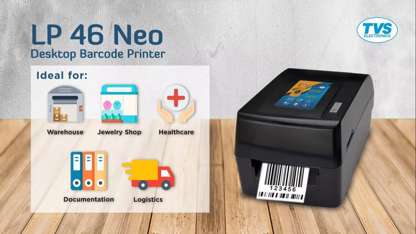 TVS LP-46 Neo Barcode Label Printer Image 
